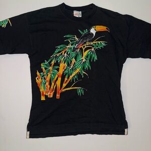 Jimmy Buffet vintage tee shirt toucan Caribbean Soul graphic 90s USA Large